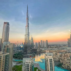 Appartement Prestige Living 2br With Full Burj Khalifa And Fountain View By, Dubaï
